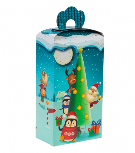 2026 Новорічний подарунок "Веселе свято (блакитний)" (290 грам) - 19742