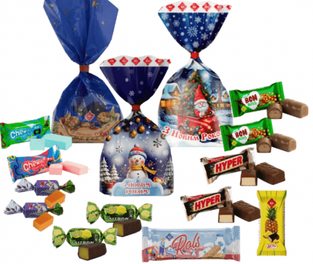 2026 Набір новорічний ВЕСЕЛИХ СВЯТ (213 г), Житомирські ласощі - 19796