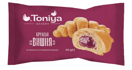 Круасан фасований з фруктовими начинками (33 шт*40 гр) 1,32 кг TONIYA - 19211