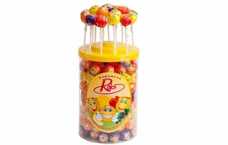 601 Льодяники Мультифрукт 12 г (120 шт), Рокс, Roks - 18520