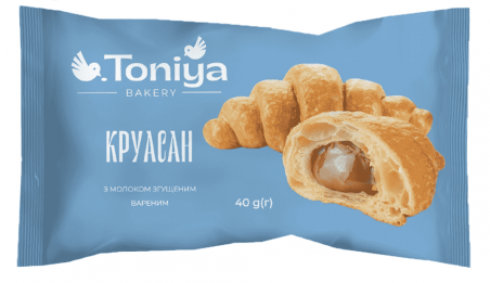 Круасан фасований Згущене молоко (33 шт*40 гр) 1,32 кг TONIYA - 19718