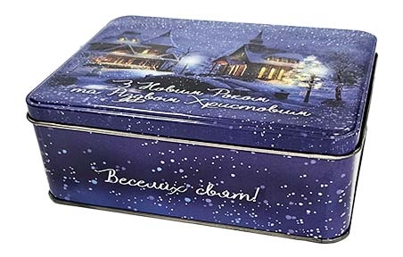 2026 Новорічна залізна скринька "Зимовий настрій" (330 грам) - 19749