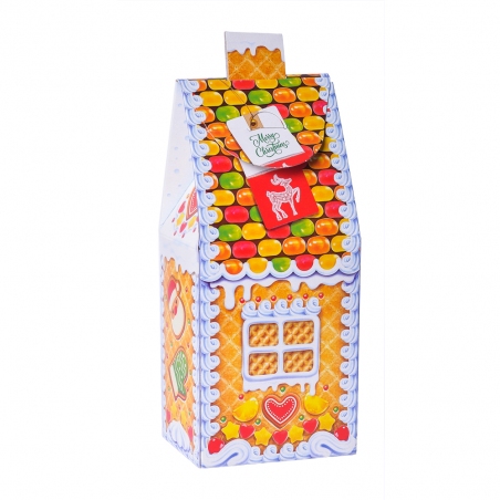 2026 Новорічний подарунок "Казковий будиночок (Жовтий)" (230 грам) - 19735