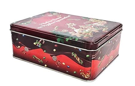 2026 Новорічна залізна скринька "Солодкі привітання" (330 грам) - 19748