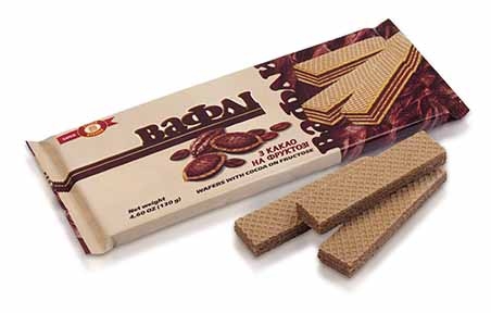 Вафлі Какао Фруктоза (130 г / 28 шт), ХБФ  - 19646